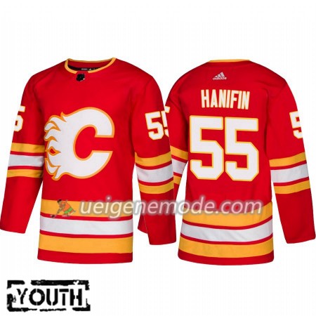 Kinder Eishockey Calgary Flames Trikot Noah Hanifin 55 Adidas Alternate 2018-19 Authentic